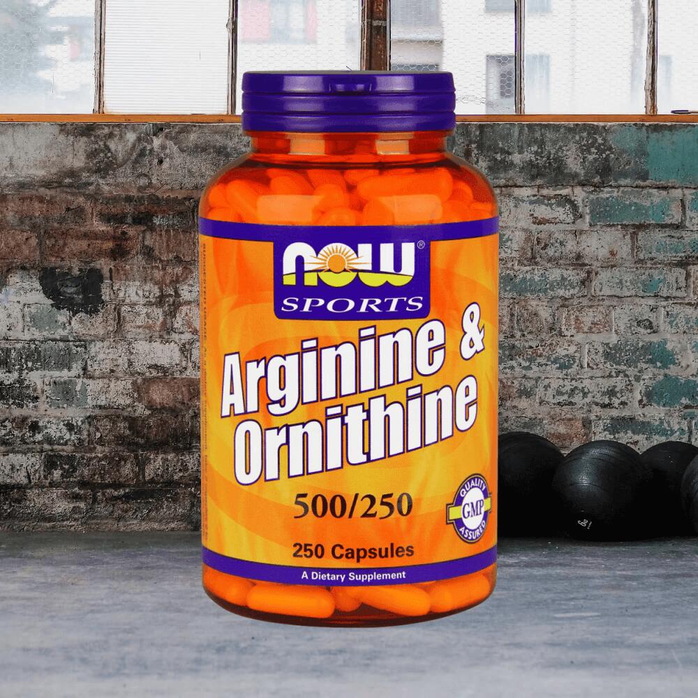 Now Foods Arginine/Ornithine (250) Standard - Acides aminés 2/3