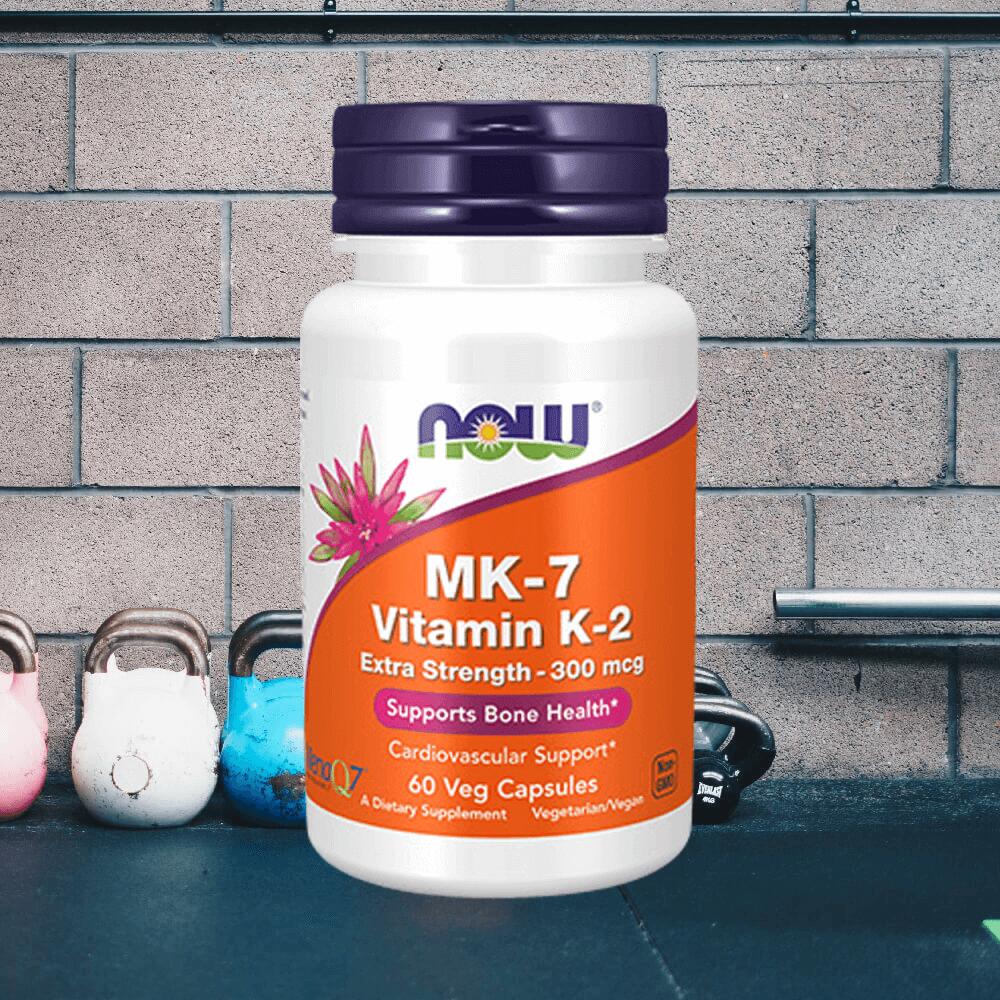 Now Foods MK-7 Vitamin K-2 Extra Strength 300 mcg (60 vcaps) Unflavoured 2/3