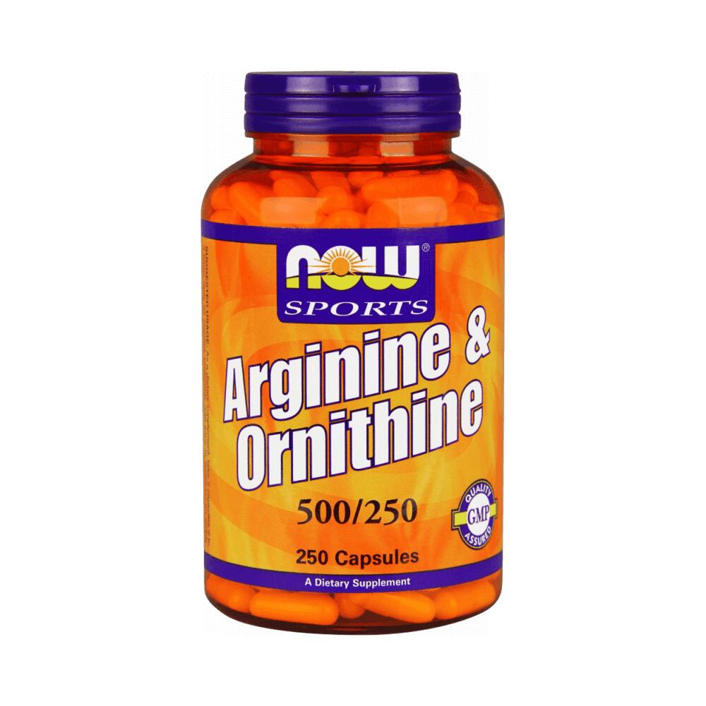 Now Foods Arginine/Ornithine (250) Standard - Amino Acids - Amino Acid-Mix