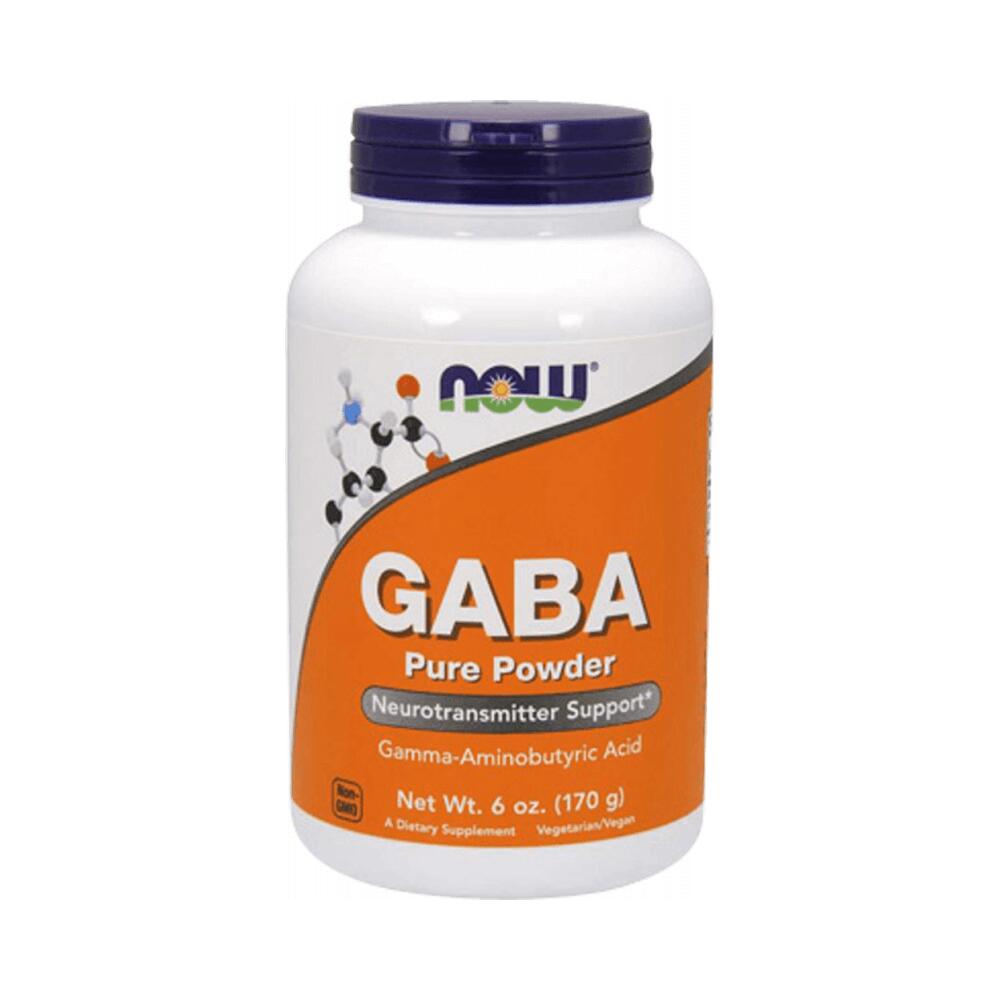 NOW FOODS Now Foods Gaba Powder (170g) Unflavored - Intra e post allenamento