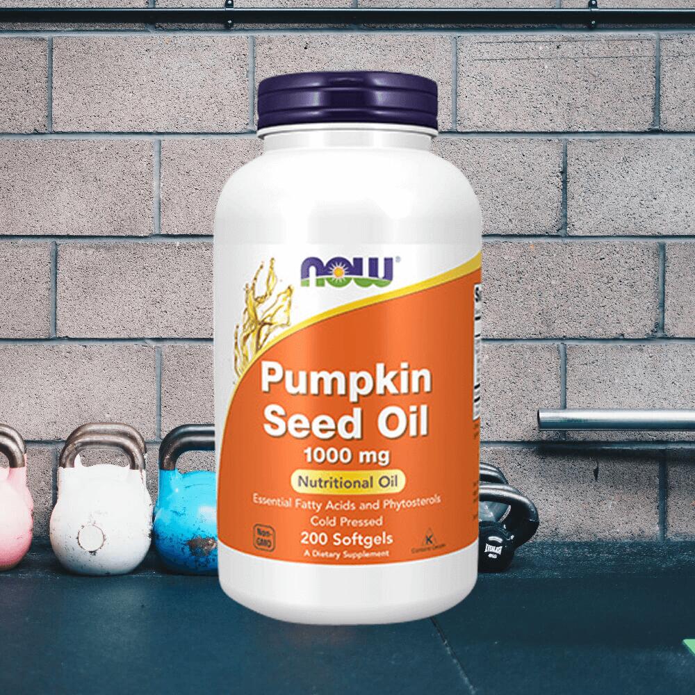 Now Foods Pumpkin Seed Oil 1000 mg (200 softgels) Unflavoured 2/3