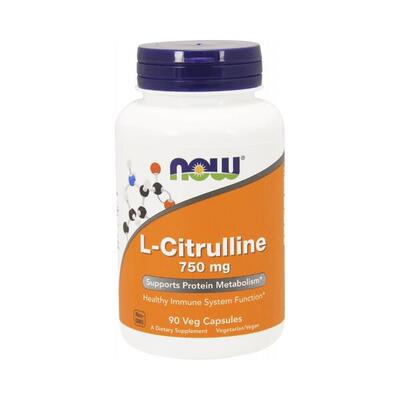 Now foods l-citrulline 750mg (90) standard - aminozuren - aminozuur-mix