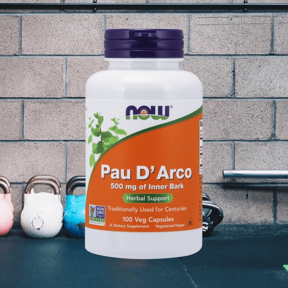 Now Foods Pau D'arco 500mg (100 Caps) Unflavored 2/3