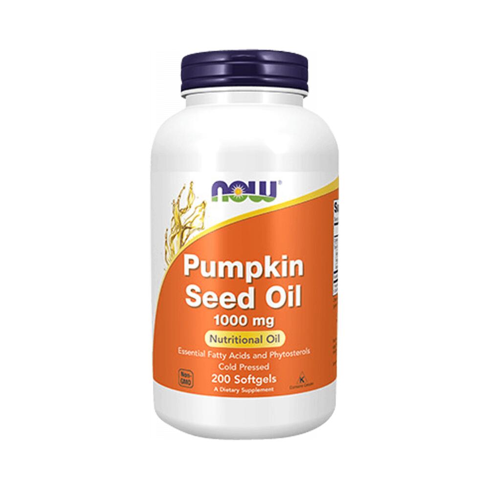 NOW FOODS Now Foods Pumpkin Seed Oil 1000 mg (200 softgels) Unflavoured