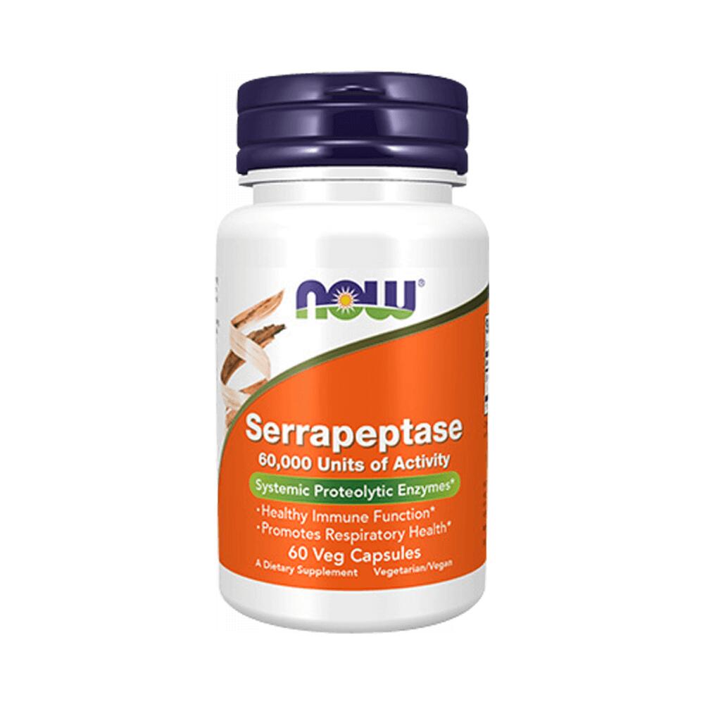 NOW FOODS Now Foods Serrapeptase (60 vcaps) Unflavoured