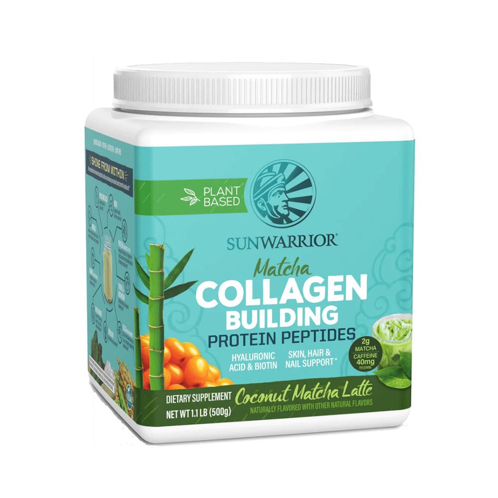 SUNWARRIOR Sunwarrior Collagen Building Protein Peptides (500g) Coconut Matcha Latte