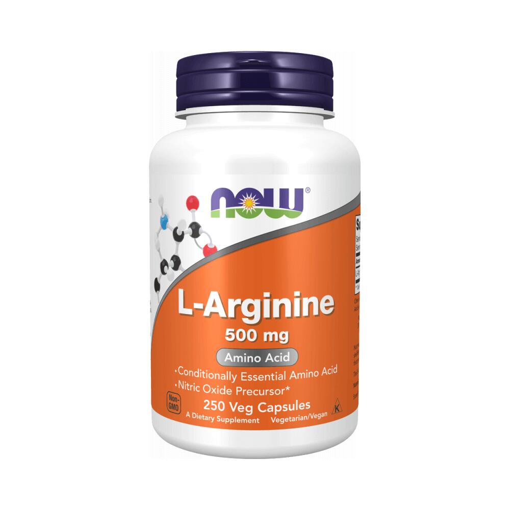 NOW FOODS Now Foods L-Arginine 500mg (250) Standard - Aminozuren - Arginine