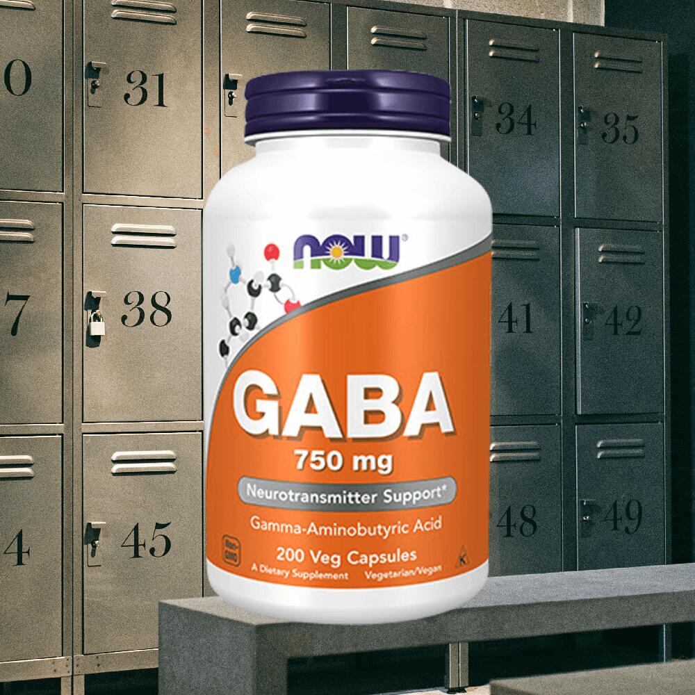 Now Foods Gaba 750mg (200 vcaps) Unflavoured - Intra- et post-entraînement 2/3