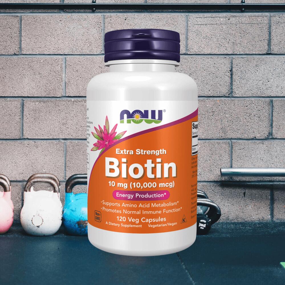Now Foods Biotin 10000µg Extra Strength (120) Standard 2/3