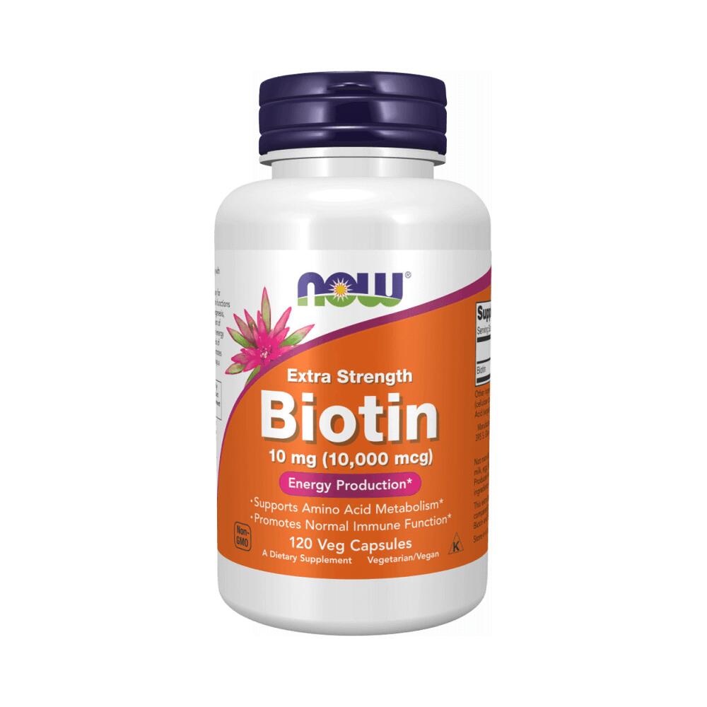 Now Foods - Now Foods Biotin 10000µg Extra Strength (120) Standard - Vitamines - Decathlon