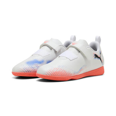 Botas de fútbol sala FUTURE 8 PLAY Niños PUMA White Black Glowing Red