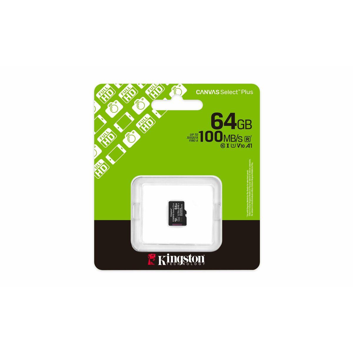 Cartão de Memória Micro SD com Adaptador Kingston SDCS3/64GBSP 64 GB 2/5