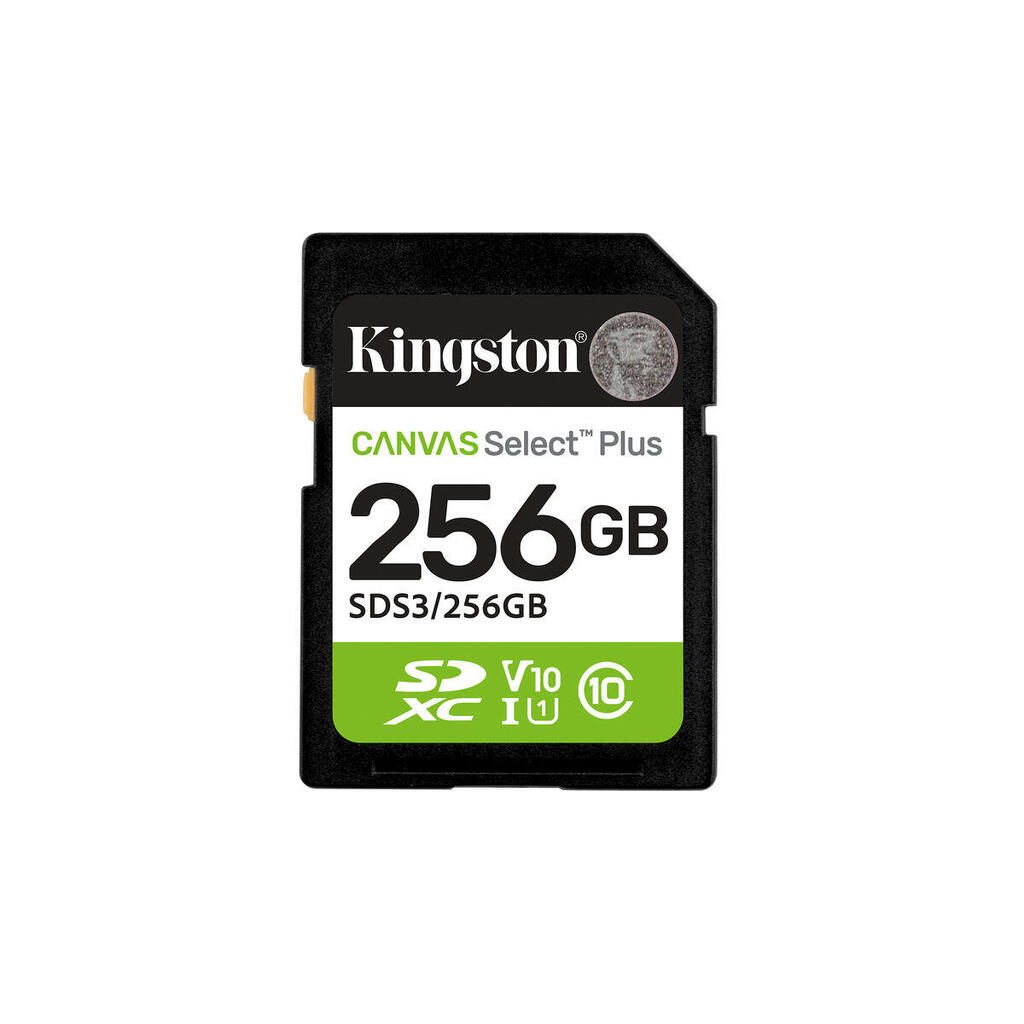 Micro SD Memory Card with Adaptor Kingston SDS3/256GB 256 GB