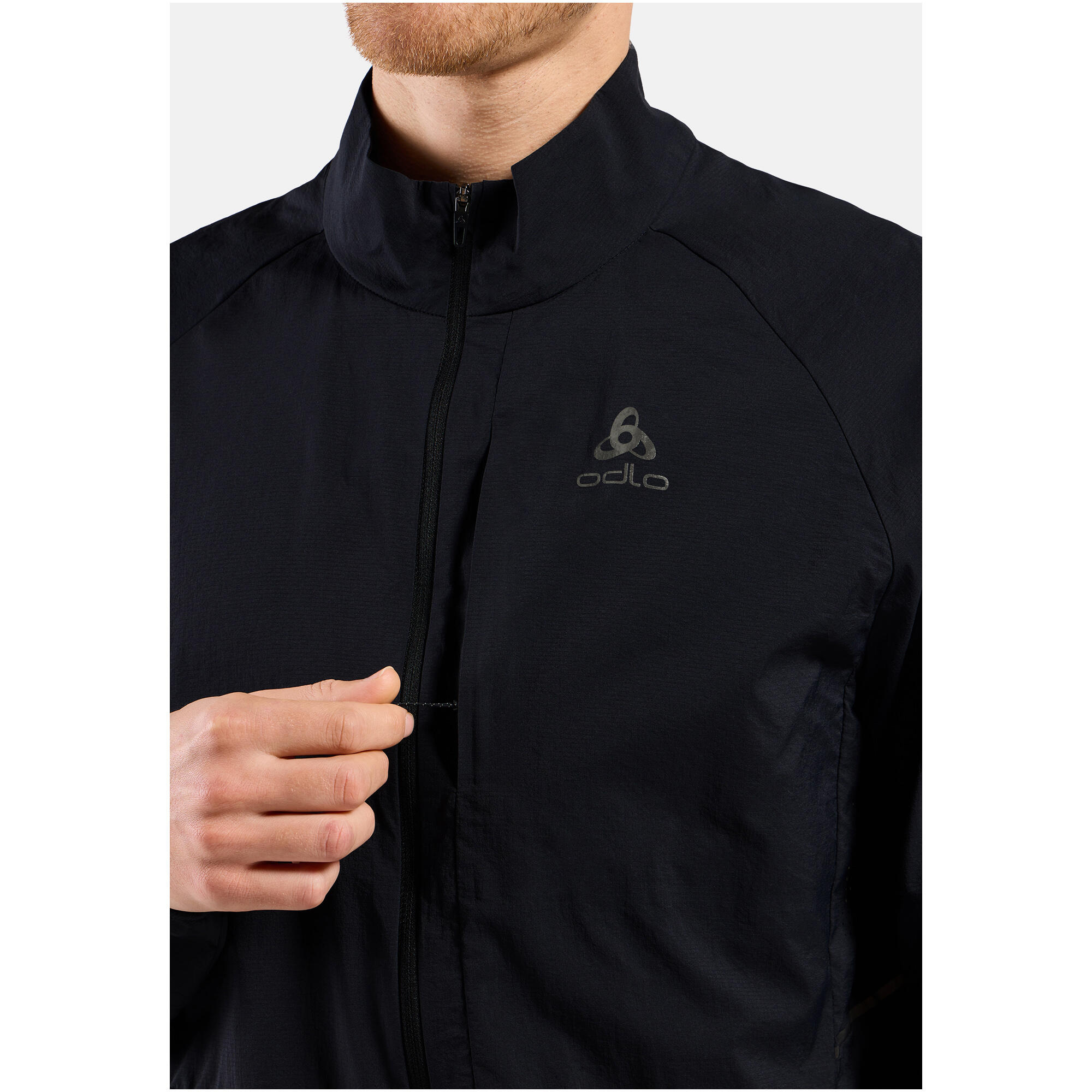 Veste Running Odlo Zeroweight 2.0 Noir Homme 4/7