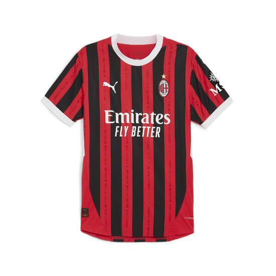 Maglia gara Home AC Milan Authentic 24/25 da uomo PUMA For All Time Red Black