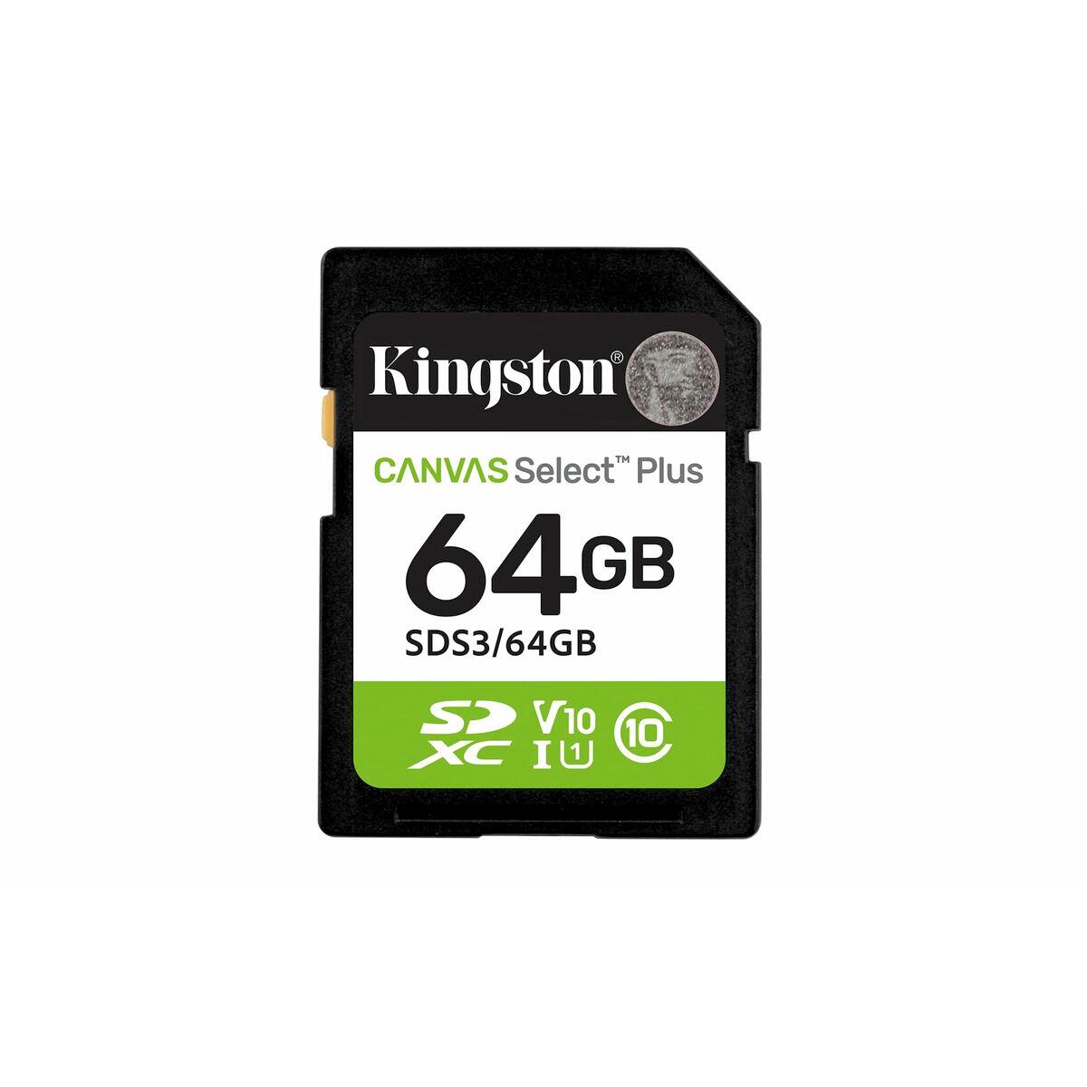 Carte Mémoire Micro SD avec Adaptateur Kingston SDS3/64GB 64 GB 4/5
