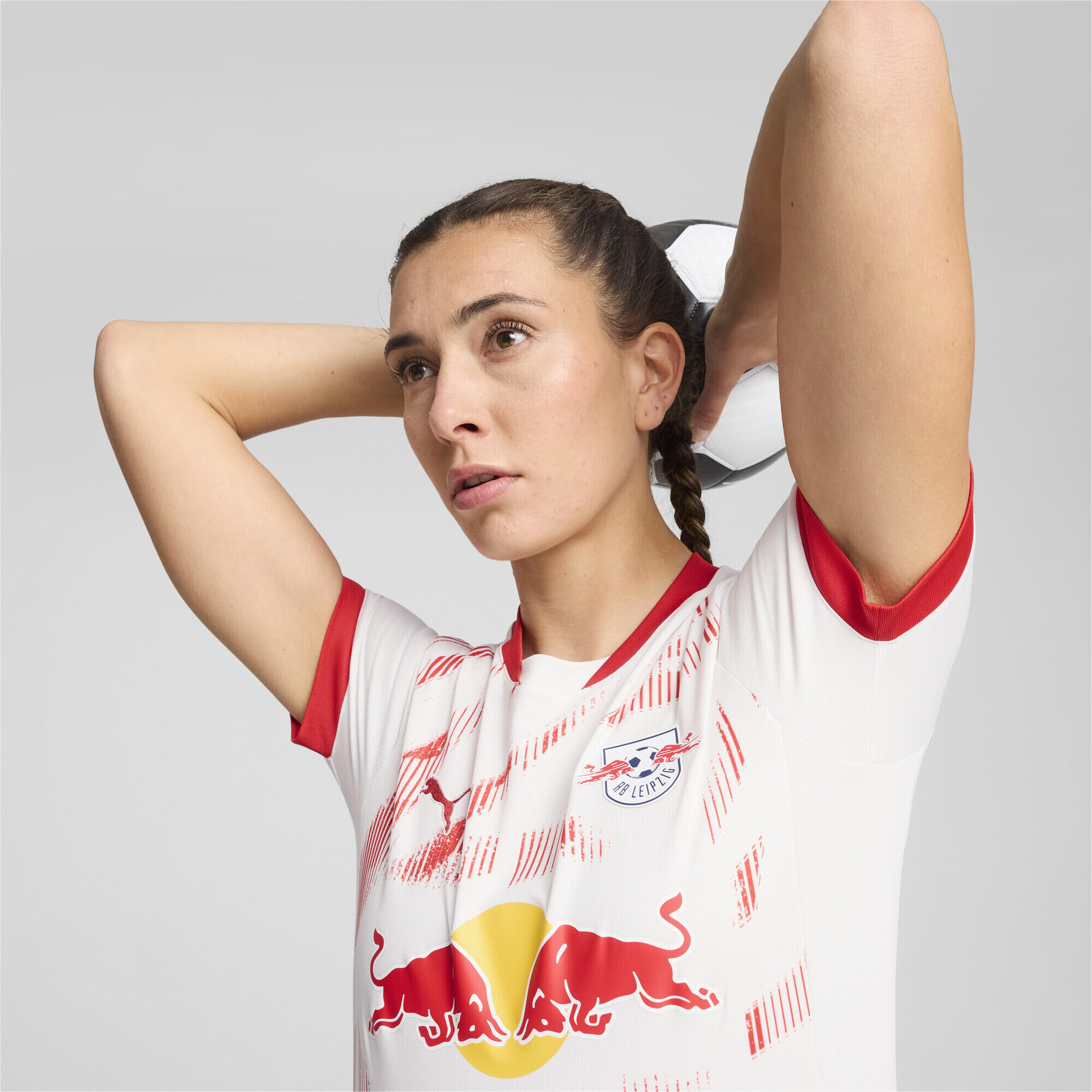 Maillot Home 24/25 RB Leipzig Femme PUMA White For All Time Red 3/7