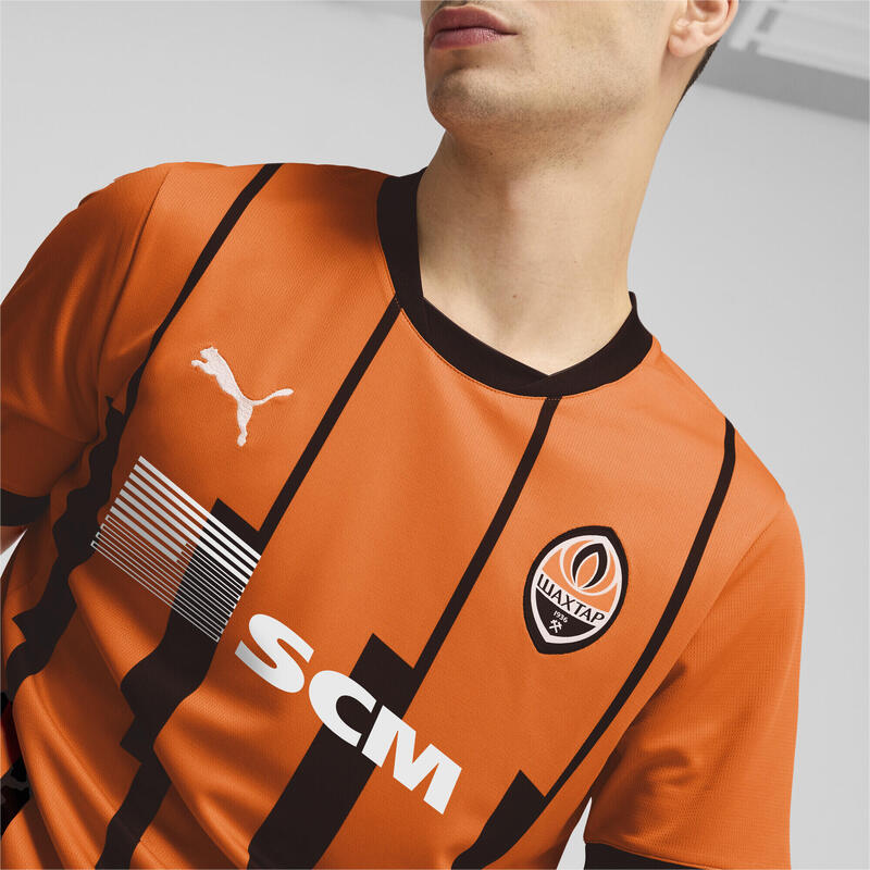 Męska koszulka domowa FC Shakhtar Donetsk 24/25 PUMA Rickie Orange Black