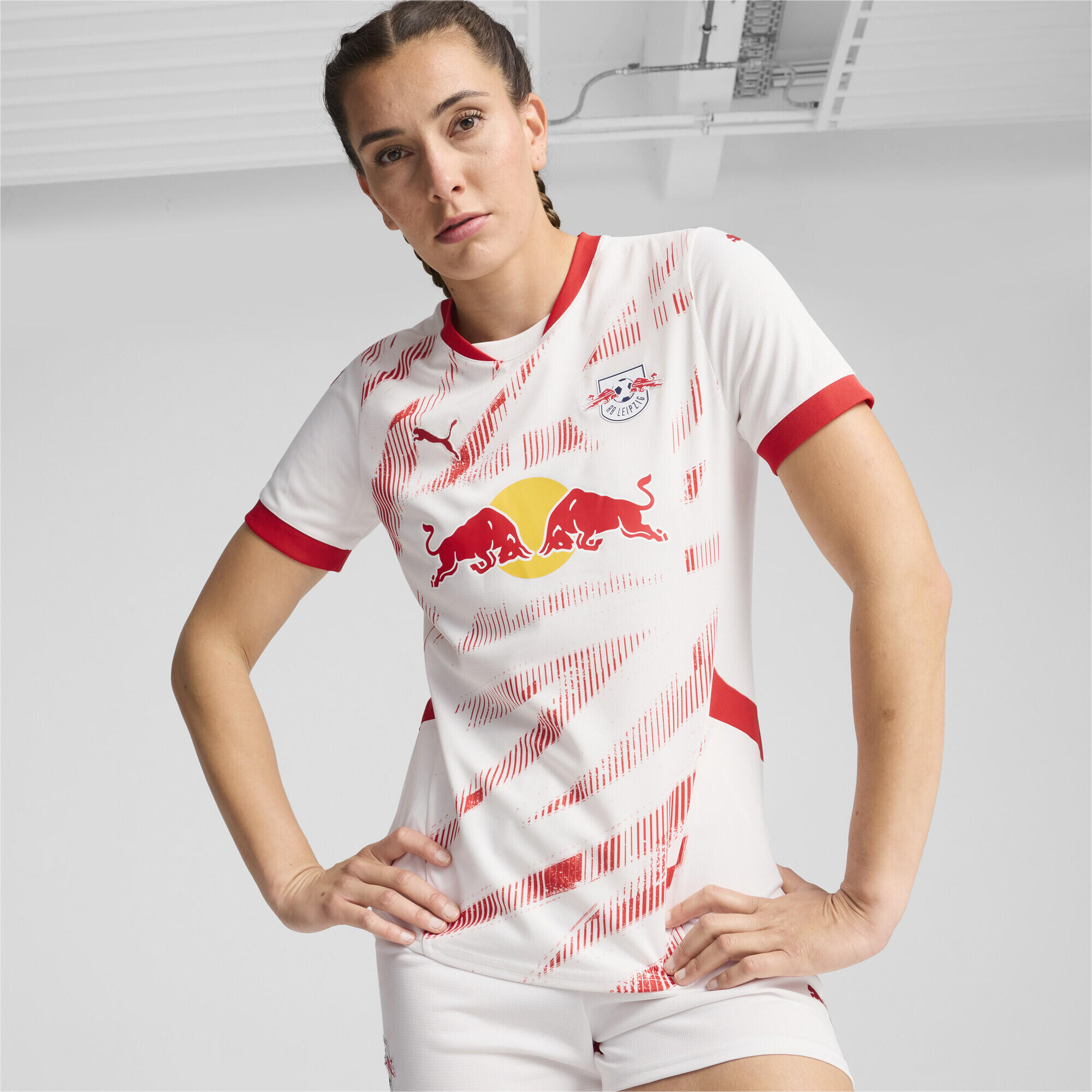 Maillot Home 24/25 RB Leipzig Femme PUMA White For All Time Red 2/7