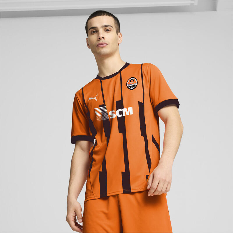 Męska koszulka domowa FC Shakhtar Donetsk 24/25 PUMA Rickie Orange Black