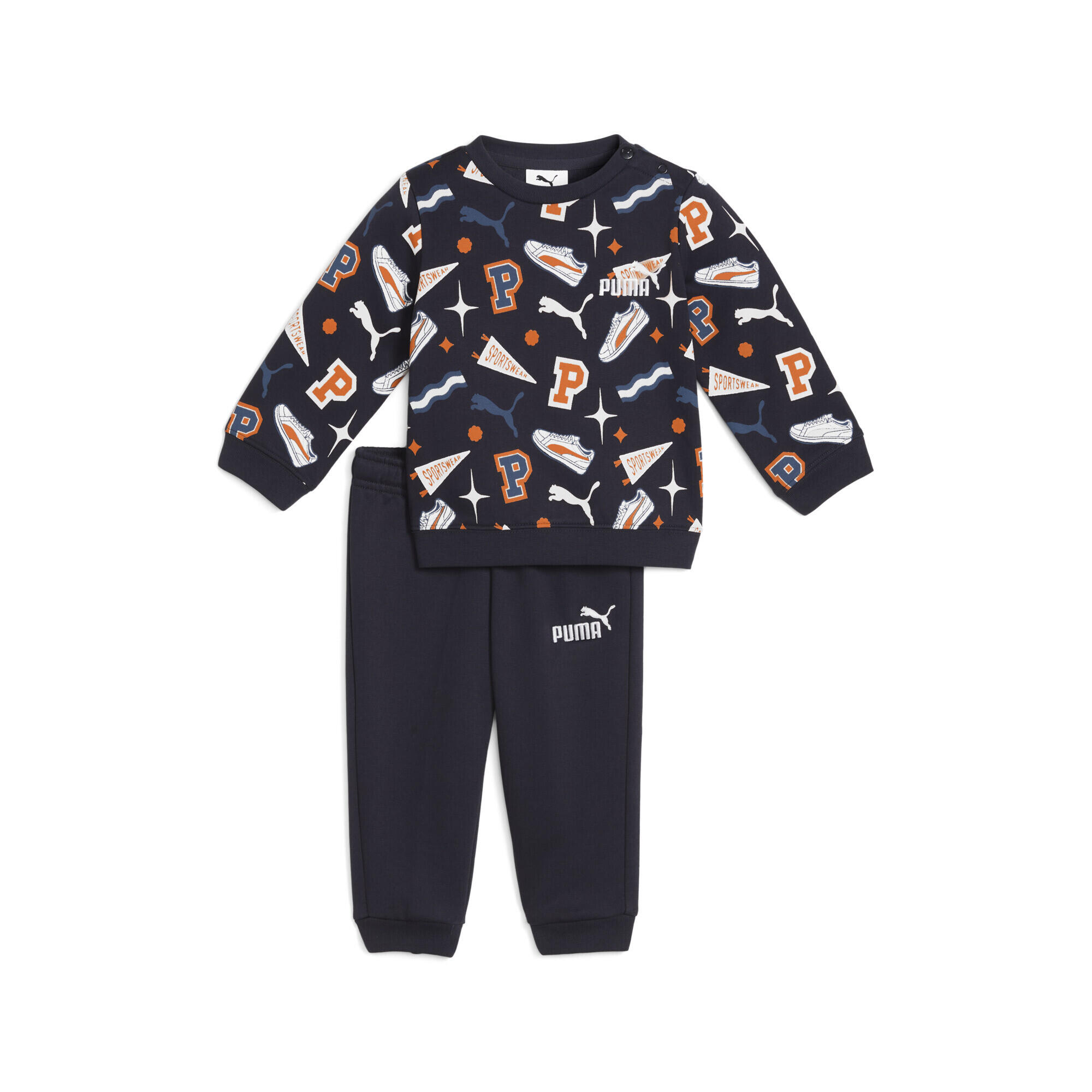 PUMA Set Minicats per bimbi ai primi passi PUMA New Navy Blue