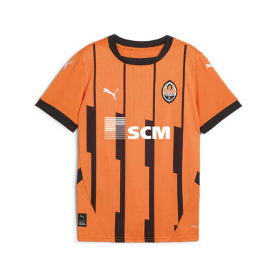 Maglia gara Home FC Shakhtar Donetsk 24/25 per ragazzi PUMA Rickie Orange Black