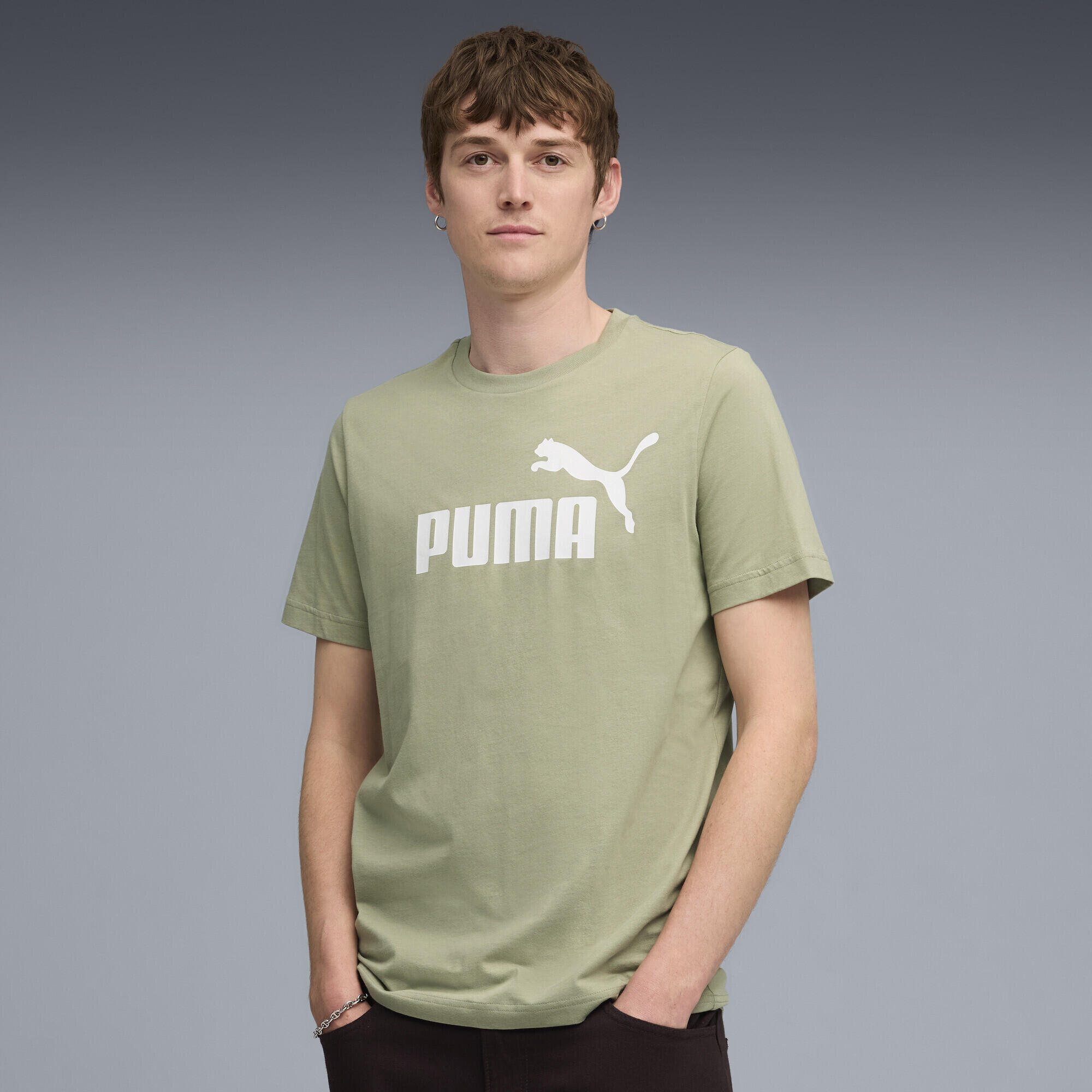 T-shirt con logo ESS N. 1 da uomo PUMA 2/5