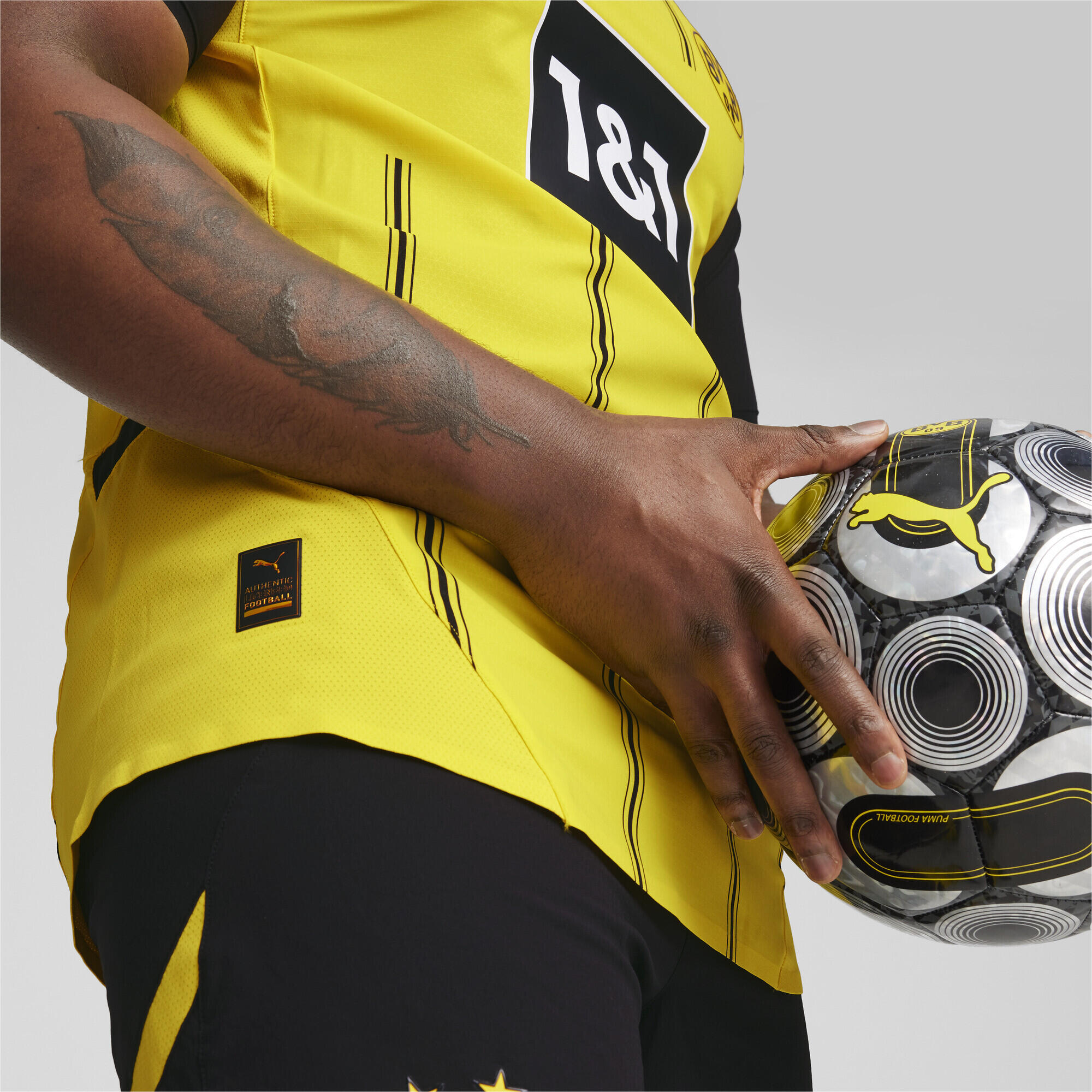 Maglia gara Home Borussia Dortmund Authentic 24/25 da uomo PUMA 3/7