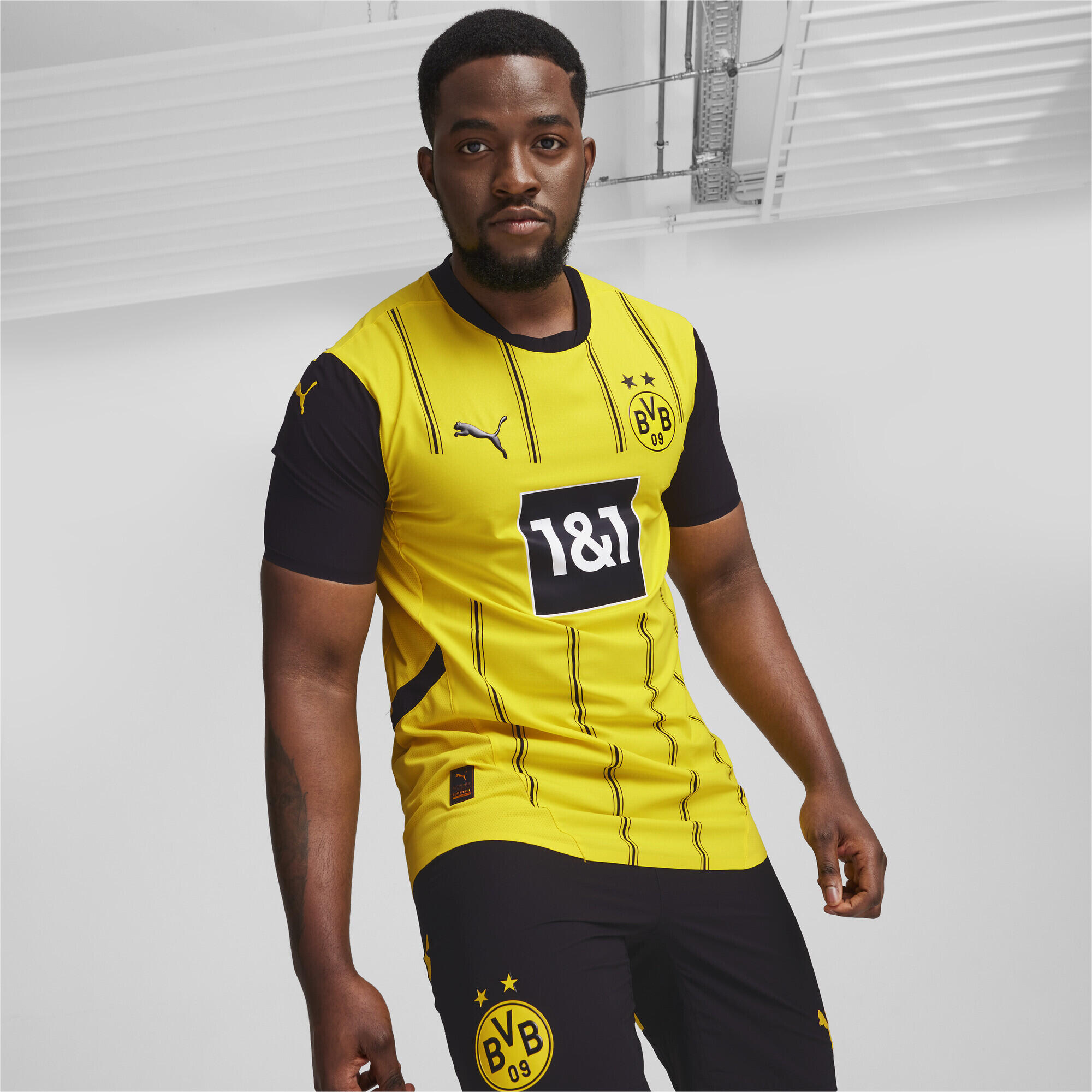Maglia gara Home Borussia Dortmund Authentic 24/25 da uomo PUMA 2/7