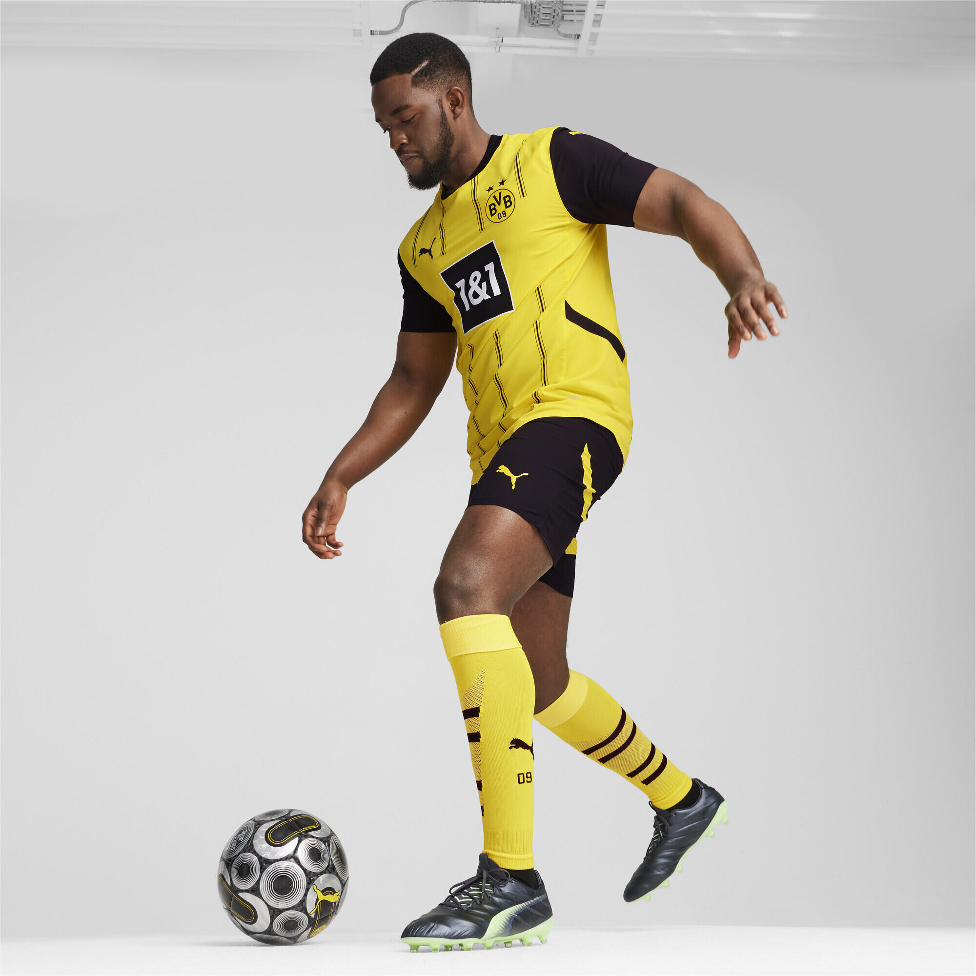 Maglia gara Home Borussia Dortmund Authentic 24/25 da uomo PUMA 4/7