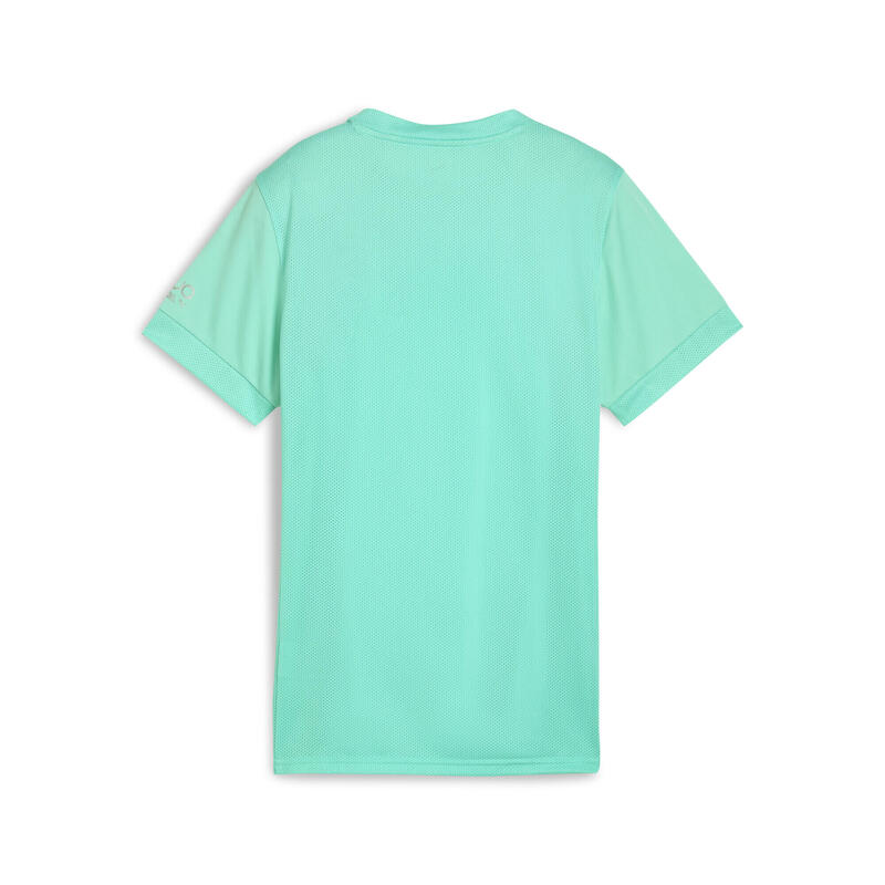 Tricou padel femei uscare rapidă Individual Graphic verde PUMA