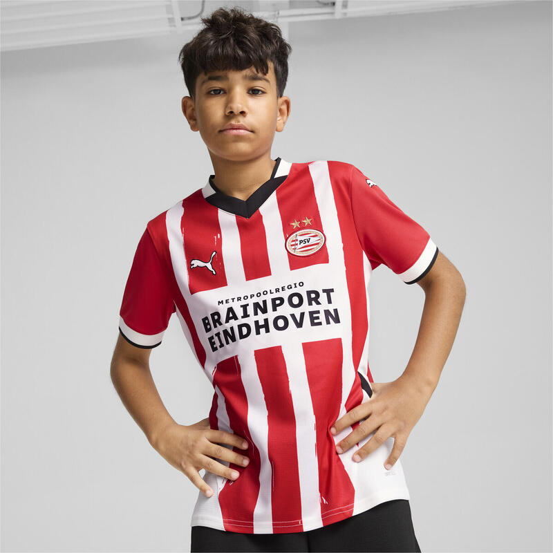 Młodzieżowa koszulka domowa PSV Eindhoven 24/25 PUMA For All Time Red White