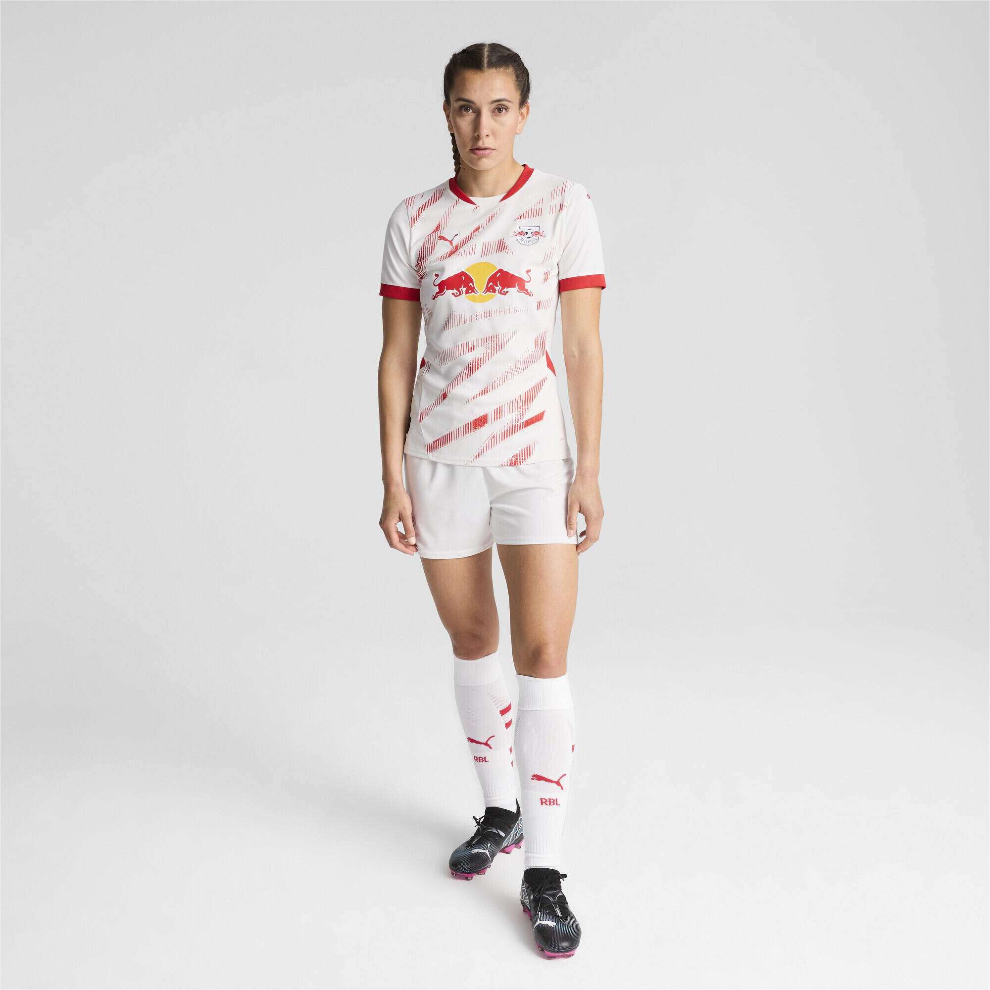 Maillot Home 24/25 RB Leipzig Femme PUMA White For All Time Red 6/7