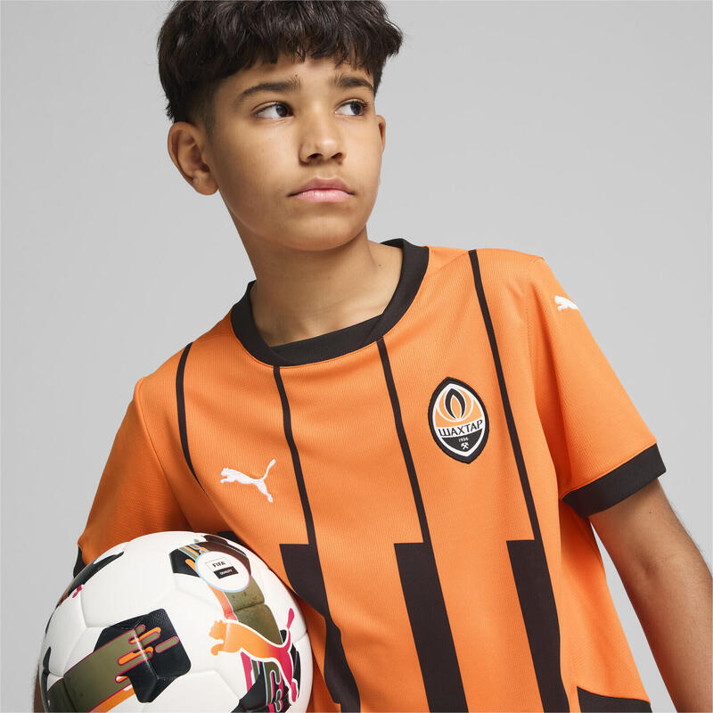 Młodzieżowa koszulka domowa FC Shakhtar Donetsk 24/25 PUMA Rickie Orange Black