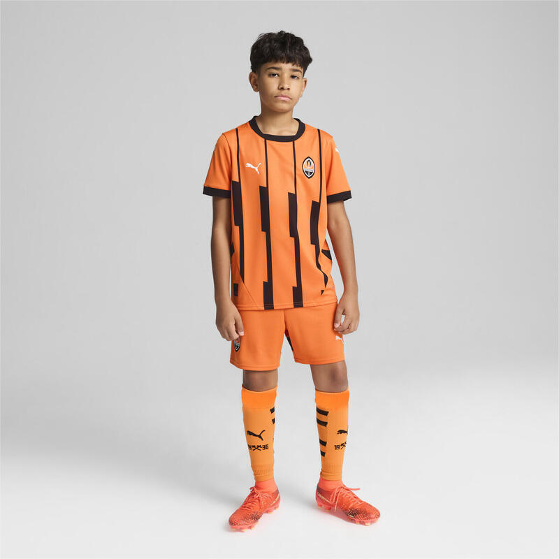 Młodzieżowa koszulka domowa FC Shakhtar Donetsk 24/25 PUMA Rickie Orange Black