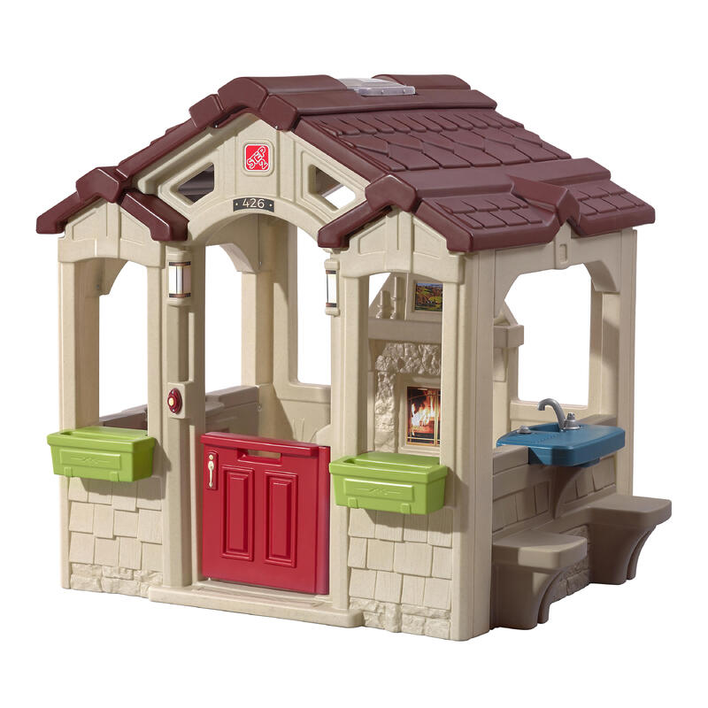 Step2 Charming Cottage Domek ogrodowy dla dzieci z kuchnia i akcesoriami