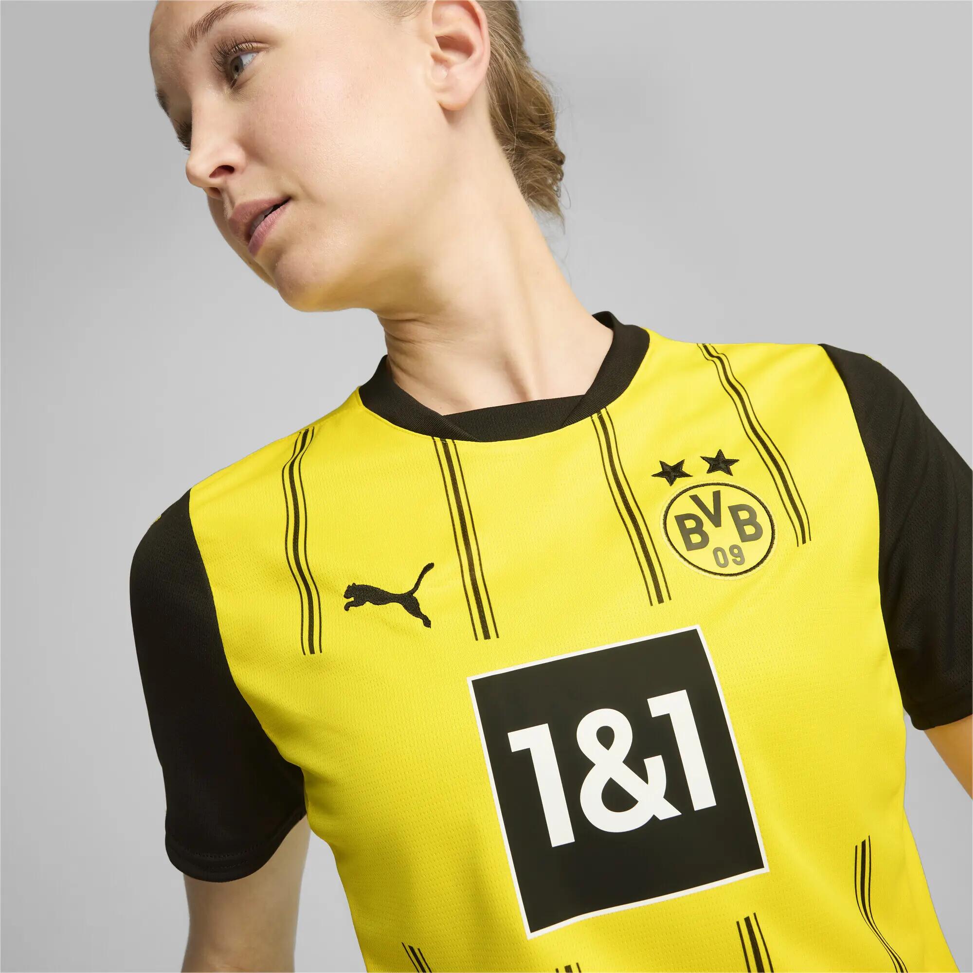 Borussia Dortmund 24/25 thuisshirt voor dames PUMA Faster Yellow Black 3/6