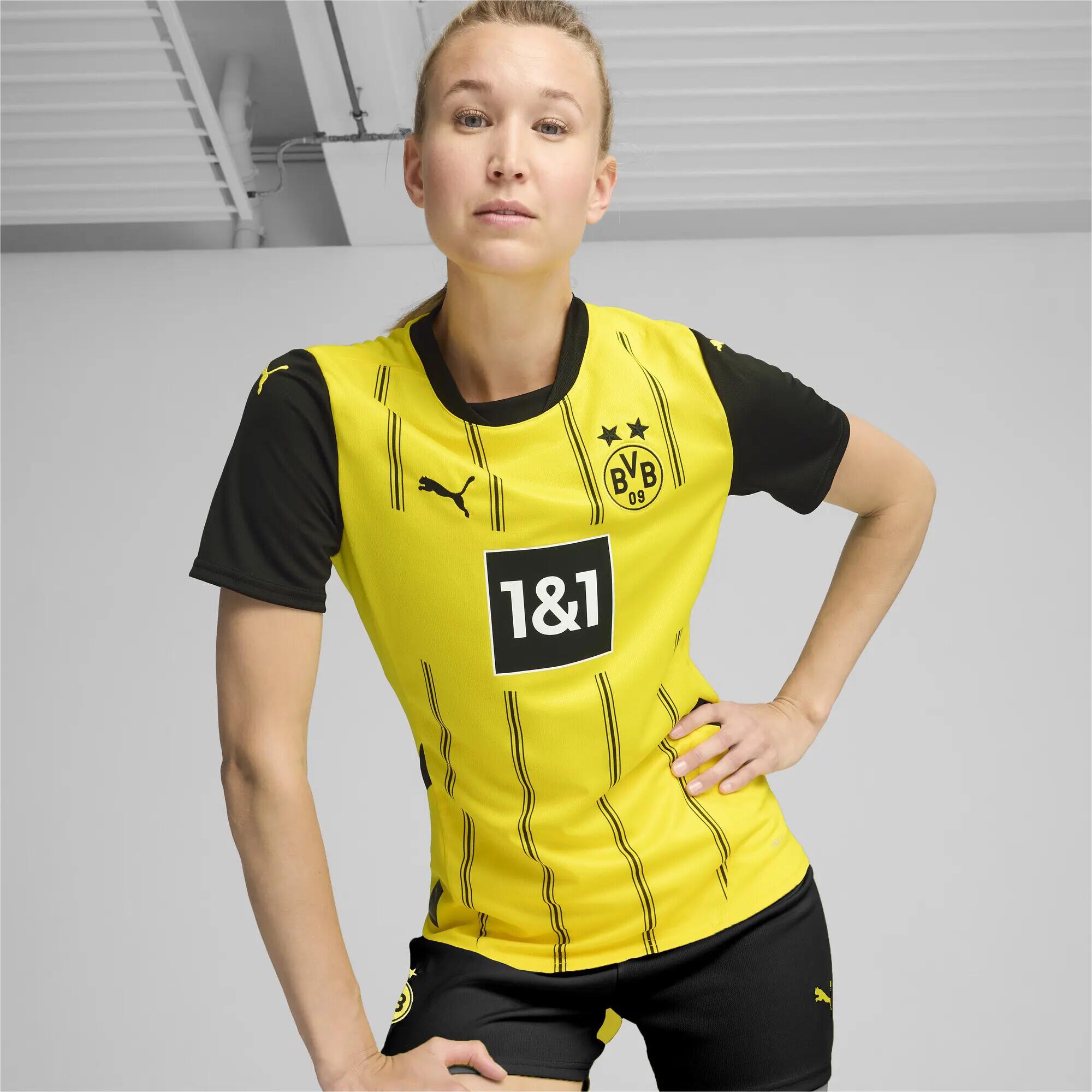 Borussia Dortmund 24/25 thuisshirt voor dames PUMA Faster Yellow Black 2/6
