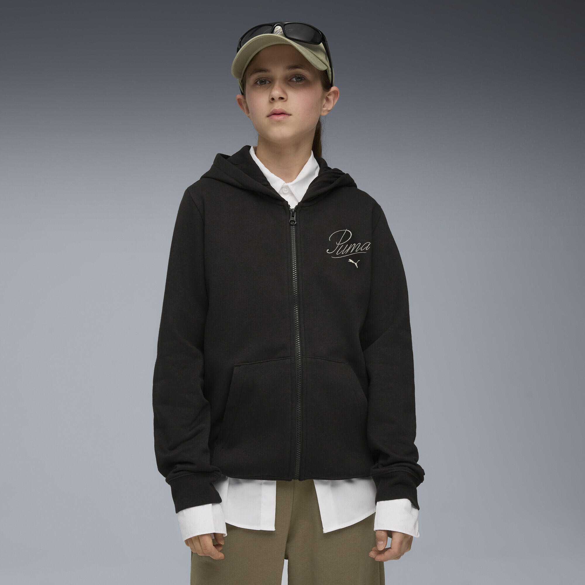 Hoodie zippé à logo Essentials Enfant et Adolescent PUMA 2/5