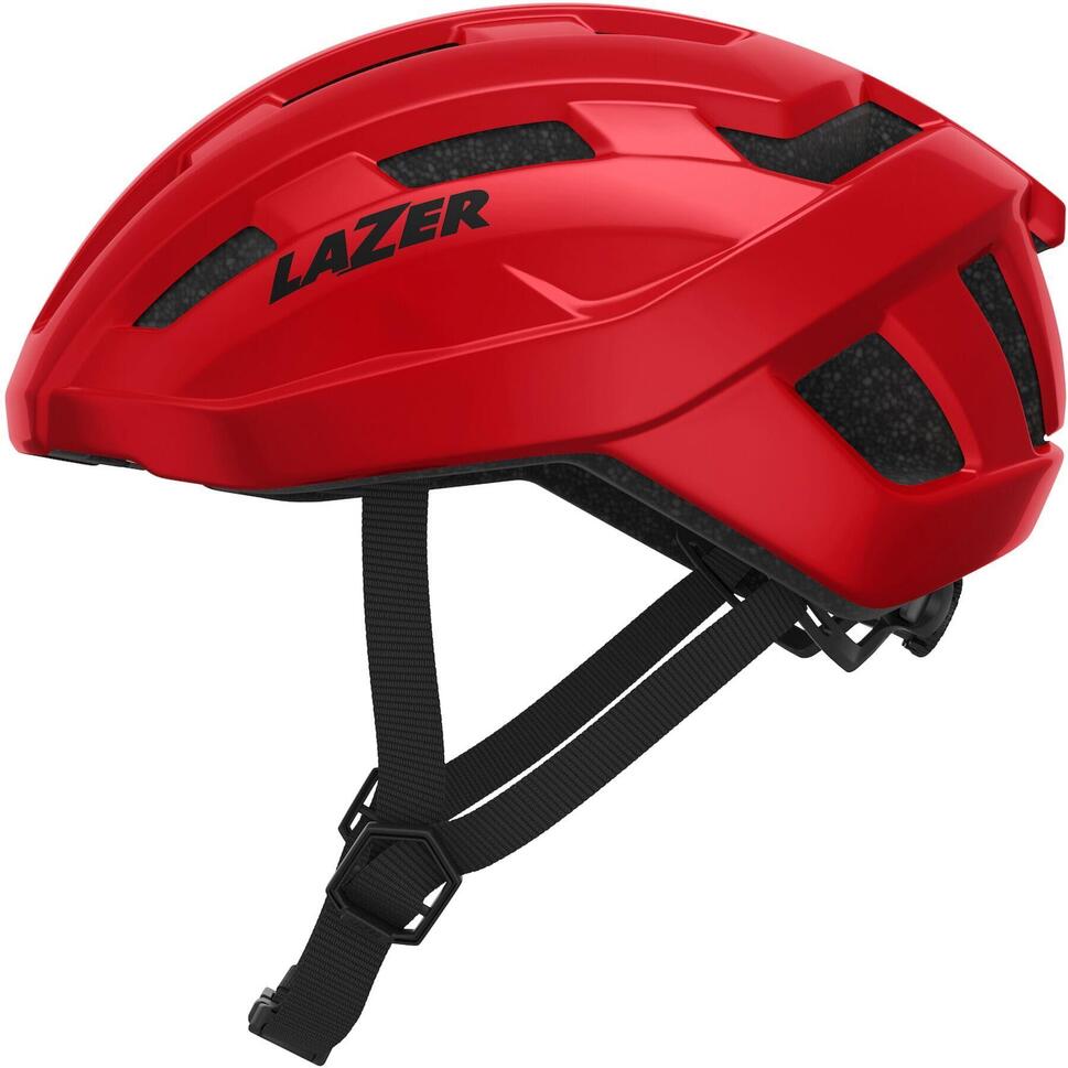 Dorosły kask rowerowy Lazer Tempo KinetiCore, czerwony