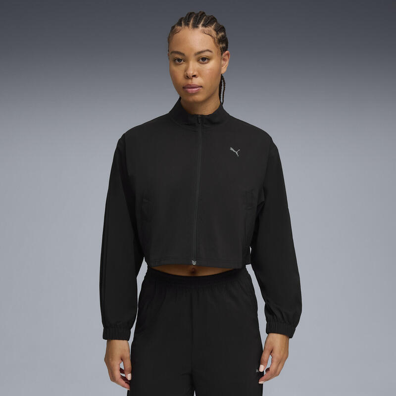 Geacă femei drycell, buzunare laterale Athleisure negru PUMA