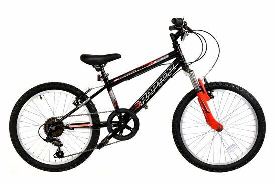 BASIS Basis Raptor Junior Hardtail Mountain Bike 20in Wheel - Gloss Black/Red