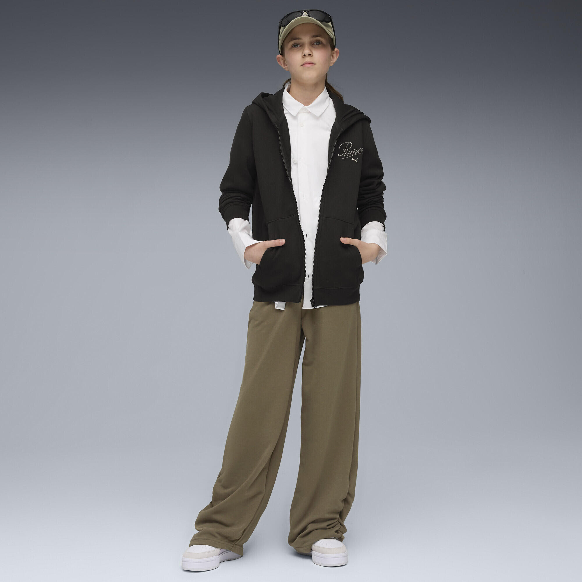 Hoodie zippé à logo Essentials Enfant et Adolescent PUMA 4/5