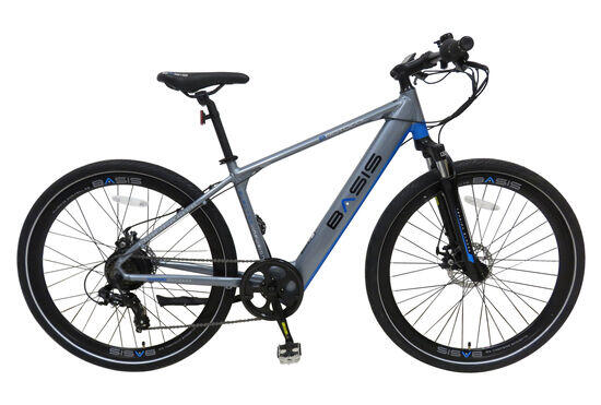 BASIS Basis Protocol Hybrid Electric Bike, 7Ah, 700c Wheel - Graphite Blue