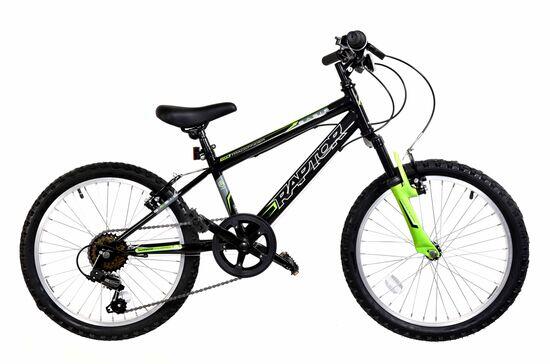 BASIS Basis Raptor Junior Hardtail Mountain Bike 20in Wheel - Gloss Black/Green
