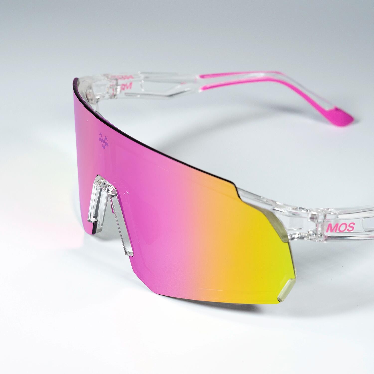 OCCHIALI DA SOLE SPORTIVI MOS EYEWEAR MENORCA FLUO PINK 4/5