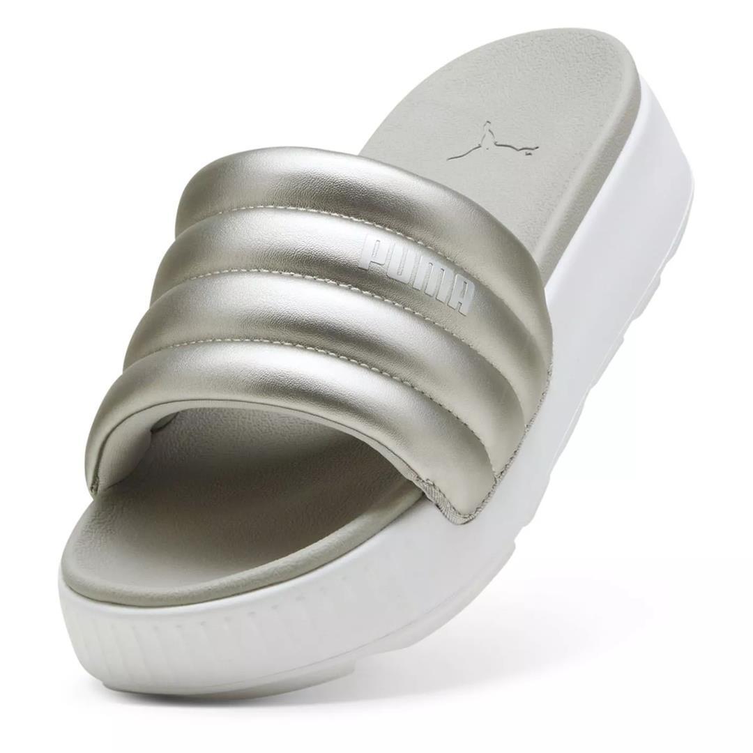 Tongs Puma Karmen Slide Puffy, Gris, Femmes 6/7