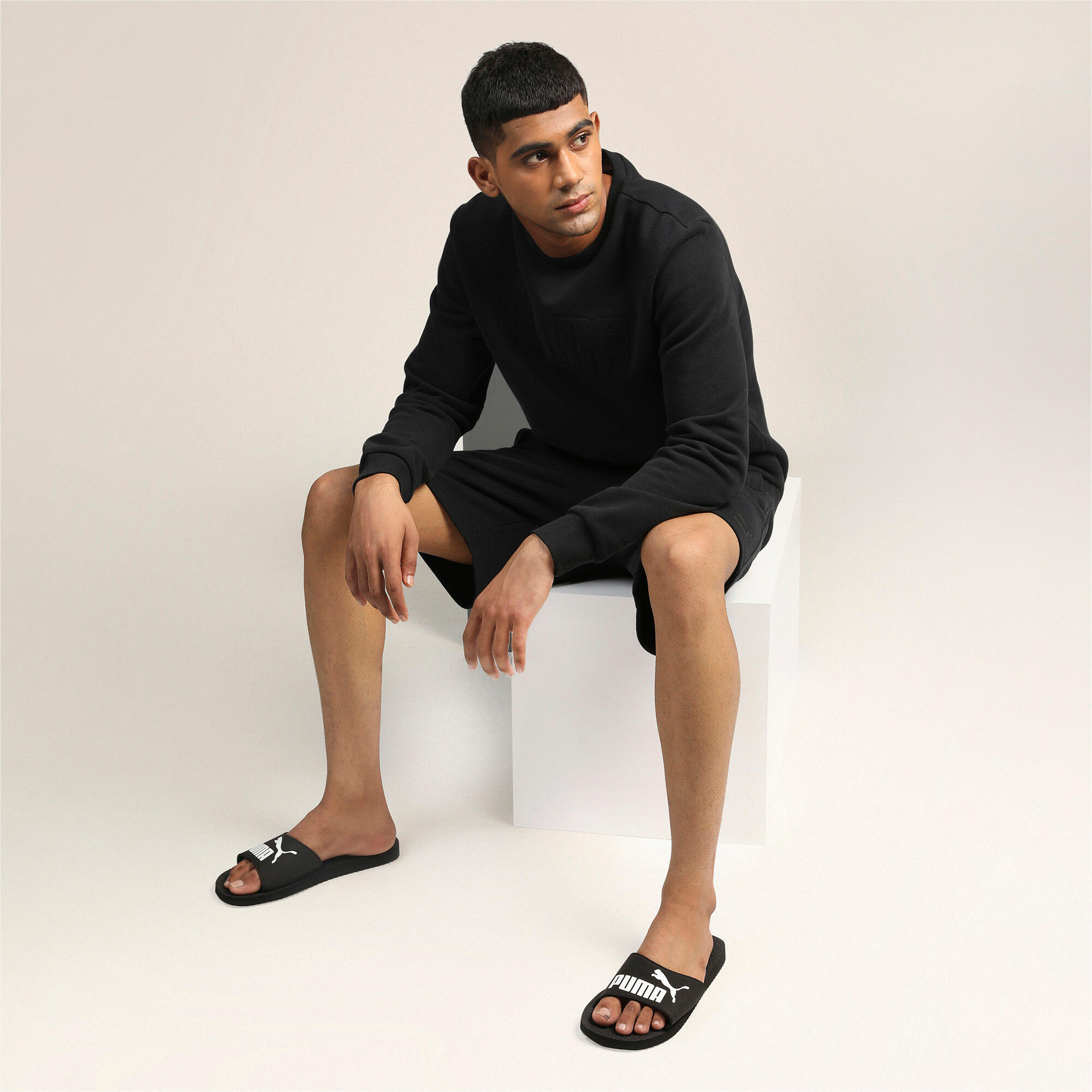 Chinelos de dedo Puma Purecat, Preto, Unissex PUMA Decathlon