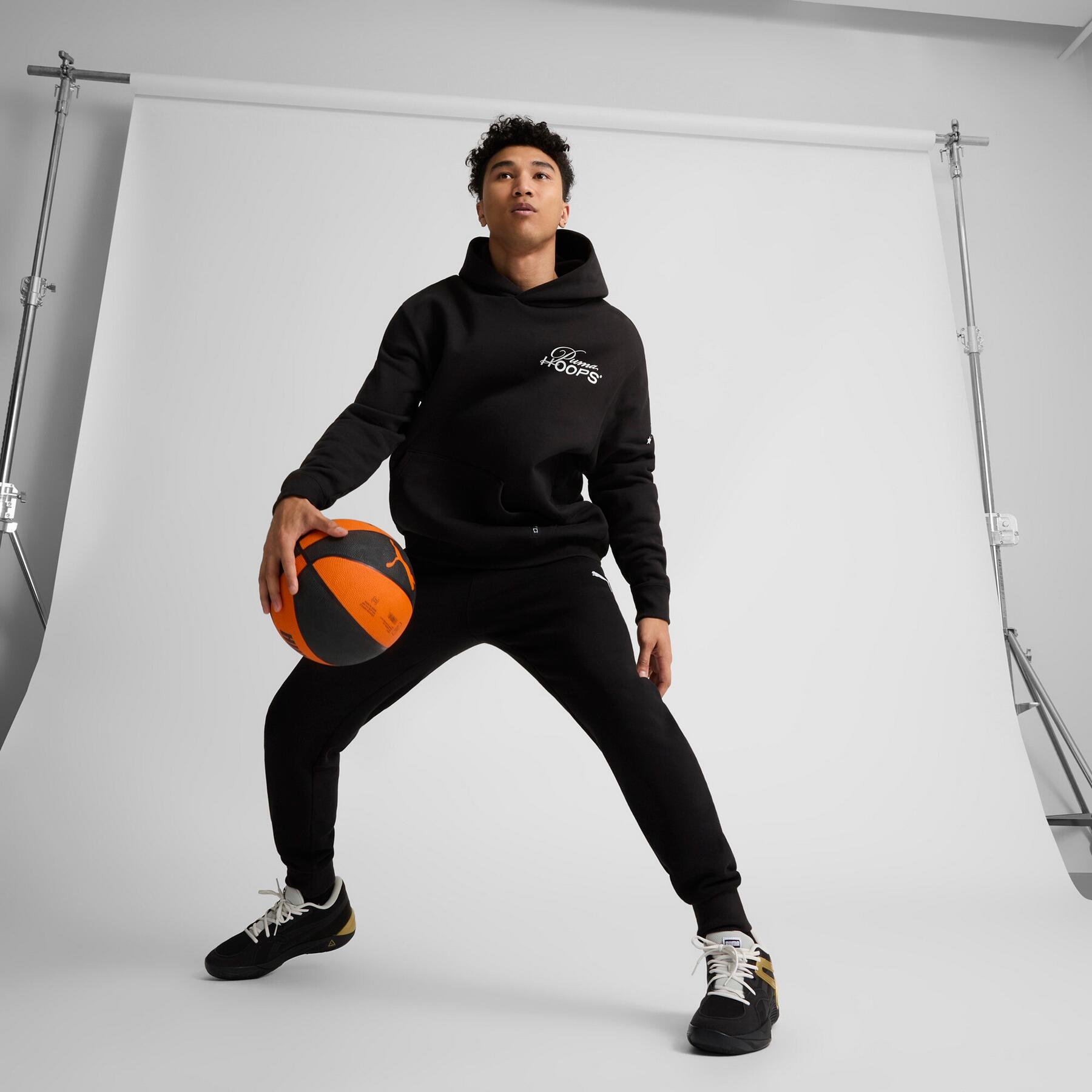 Puma Basketbal Oranje en Zwart 4/6