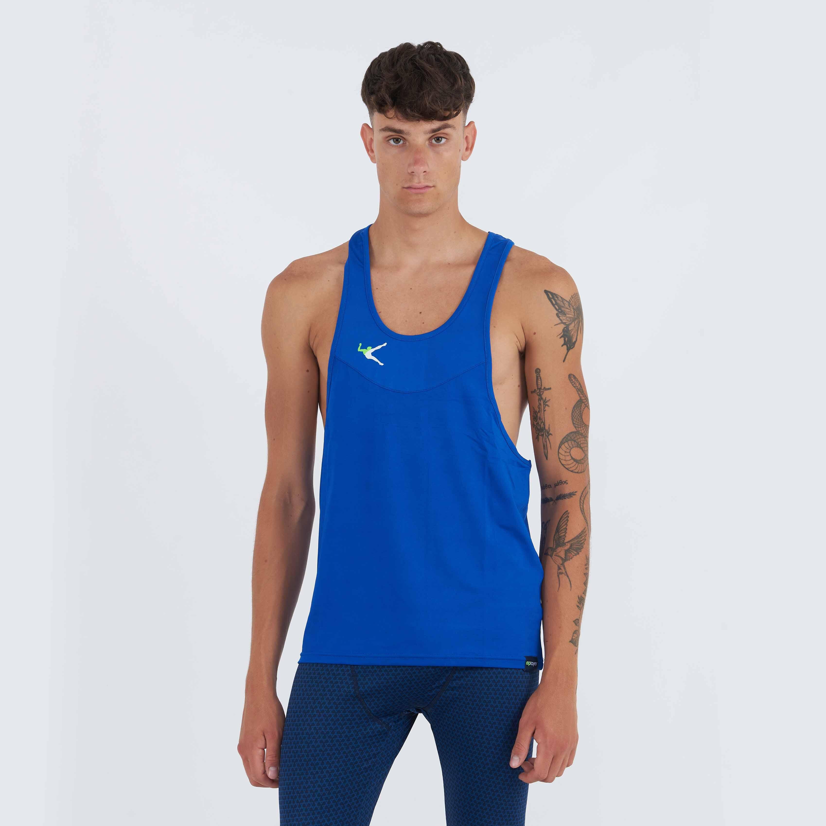 Elplayer - Débardeur D'Entraînement Vilar Pour Homme - Débardeur - Bleu - Decathlon